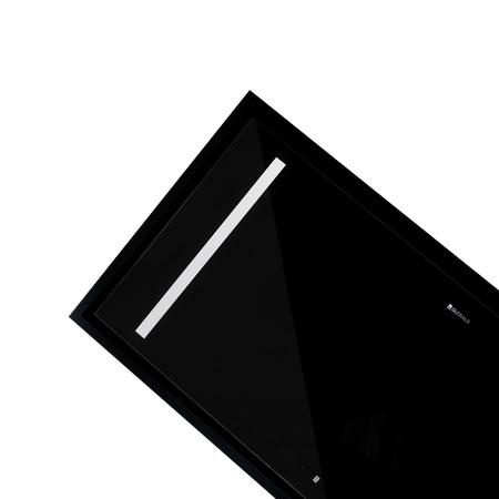 Okap sufitowy GLOBALO ZENARA 100.1 BLACK + turbina TW 3.1