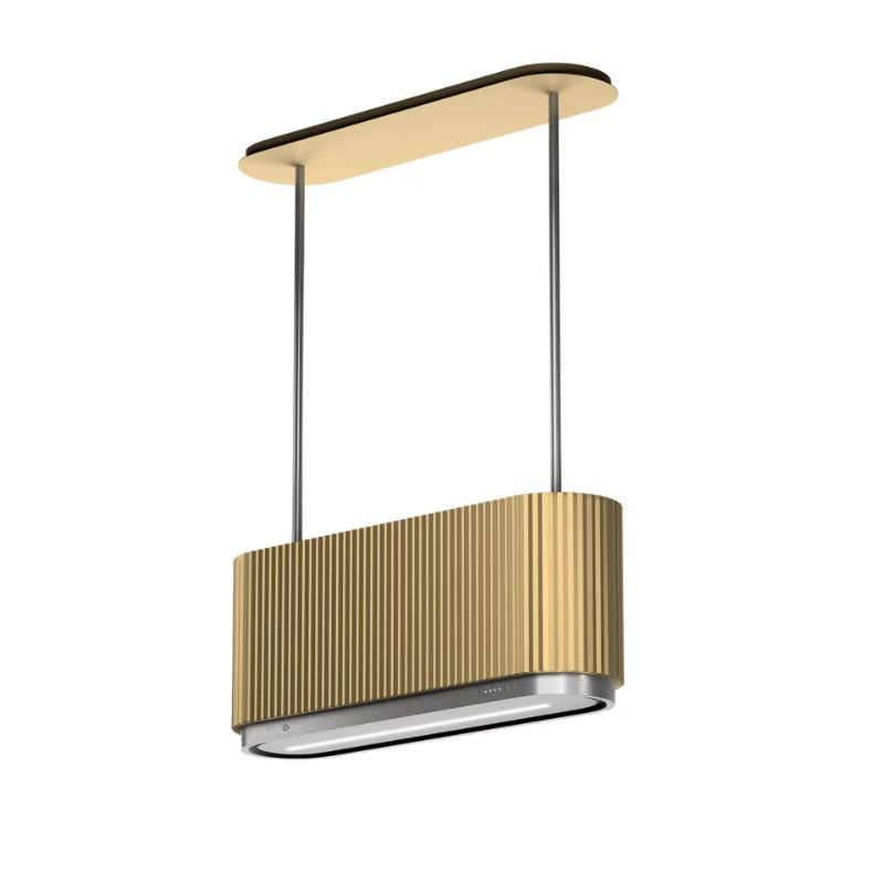 Okap kuchenny wyspowy CIARKO Design Mono W Gold - CDW9001G
