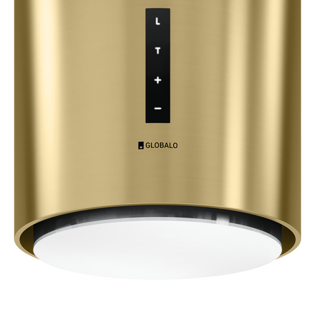 Okap kuchenny przyścienny GLOBALO HEWENO 39.3 LIGHT GOLD MAT