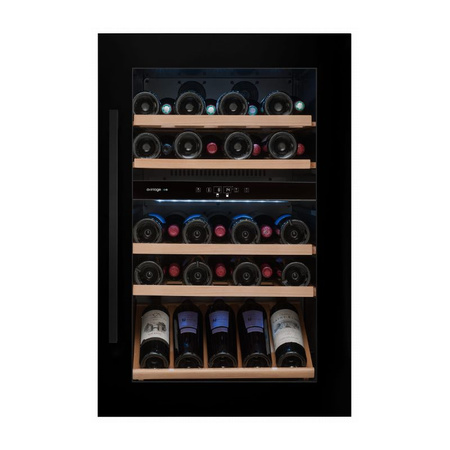 Lodówka na wina AVINTAGE winiarka dwustrefowa do zabudowy 60cm - AVI48CDZA