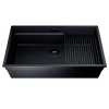 Zlew kuchenny GLOBALO MIRALIO 80.1 BLACK/BL MAT