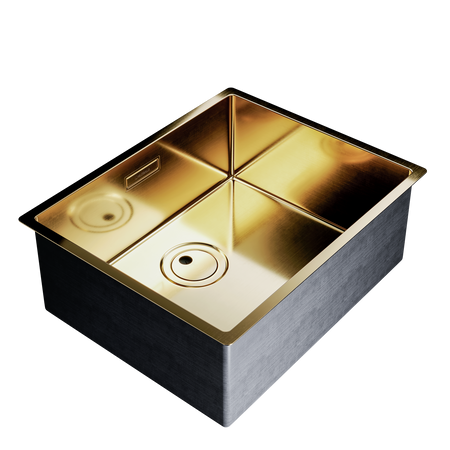 Zlew kuchenny GLOBALO RIWOLO 50.1 GOLD