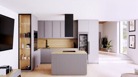 Okap kuchenny wyspowy GLOBALO WERNO ISOLA 40.2 BLACK