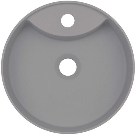 Umywalka granitowa nablatowa z miejscem na baterię CQS_SU4B - Deante