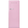 Lodówka chłodziarko zamrażarka SMEG Retro pastelowy róż FAB28RPK6