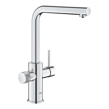 Bateria filtrująca wyciągana wyleweka GROHE Blue Pure Minta Pull-Out chrom - 30590000