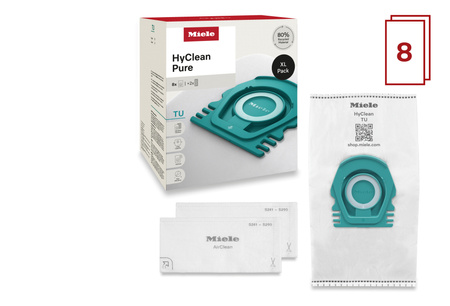 8 worków do odkurzacza TU XL HyClean Pure - MIELE 12694890