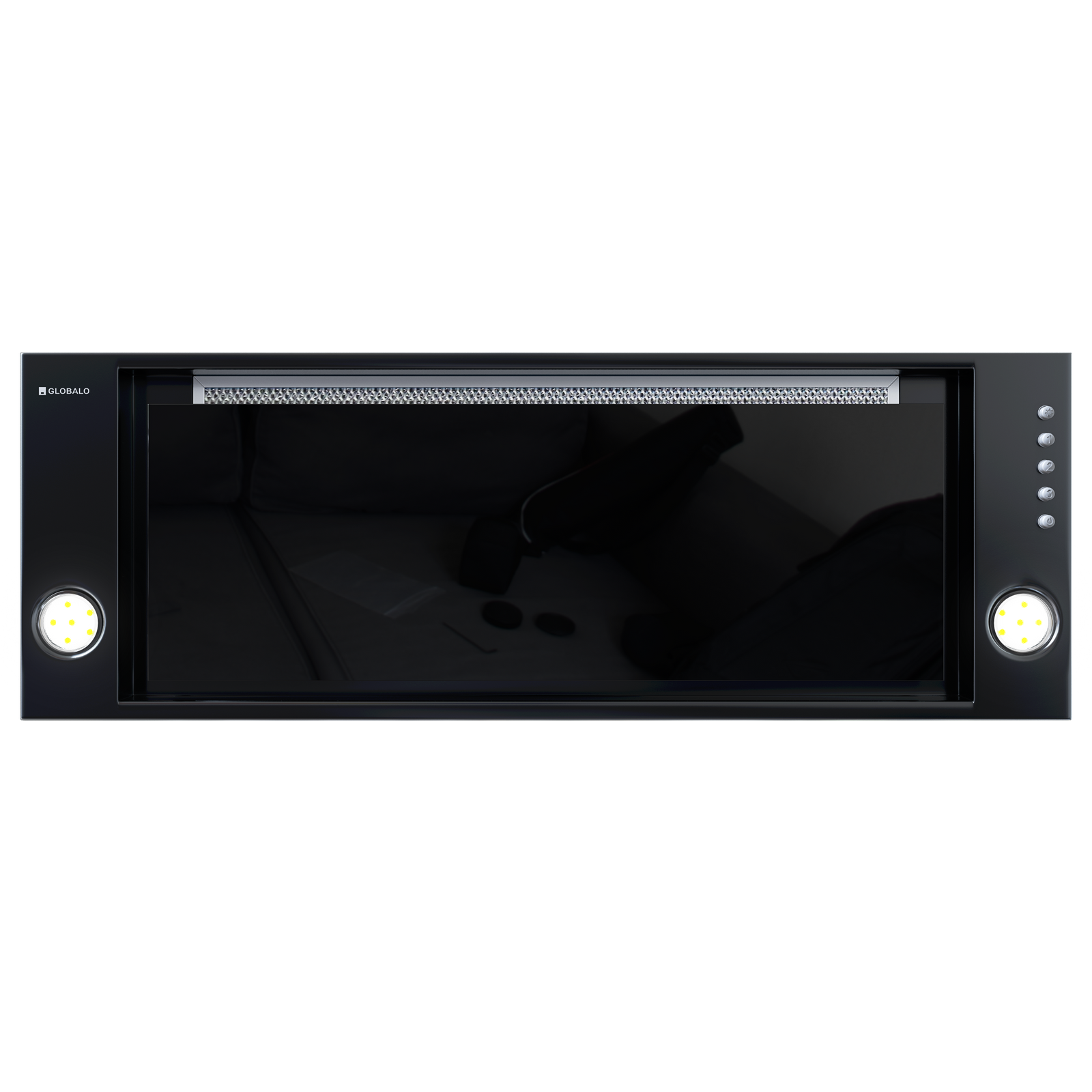 Okap kuchenny podszafkowy GLOBALO DESOLERO 90.2 BLACK