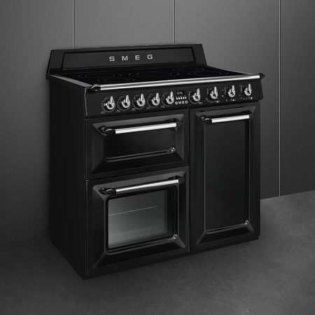 Kuchnia wolnost, 100cm, Victoria, czarny TR103IBL2 - Smeg