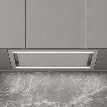 Okap kuchenny podszafkowy CIARKO Design DUO biały 74cm - CDZ7405B