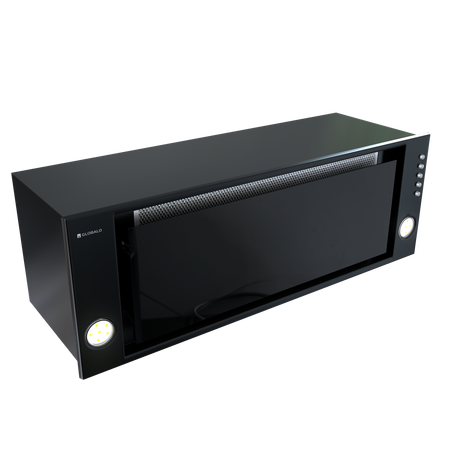 Okap kuchenny podszafkowy GLOBALO DESOLERO 90.2 BLACK