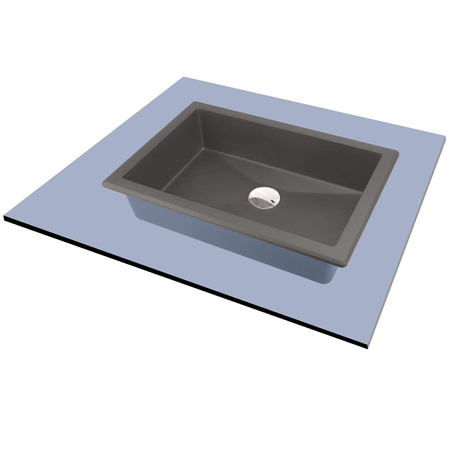 Umywalka granitowa podblatowa/wpuszczana CQR_TU5U - Deante