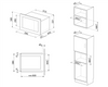 Kuchenka mikrof., 25l, DSN FMI625CN - Smeg