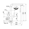 Bateria kuchenna FRANKE Neptune chrom Clear Water zestaw z filtrem do wody - 115.0637.658