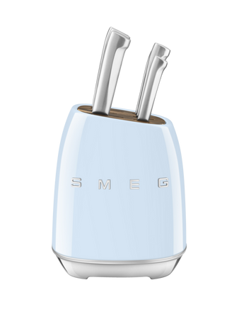 Blok z zestawem 6 noży z niemieckiej stali nierdzewnej KBSF02PB - Smeg