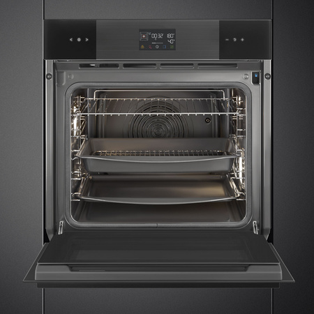 Piekarnik, 60 cm, Linea, czarny SOP6102S2PB3 - Smeg