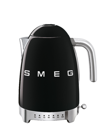 Czajnik z regulacją temp., czarny KLF04BLEU - Smeg