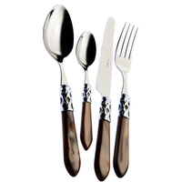 Bugatti ALADDIN Onyx zestaw obiadowy 24 cz. w opakowaniu ALCOM-S4250