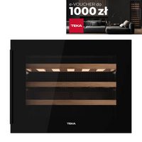 Lodówka na wino do zabudowy TEKA Sommelier RVI 10024 GBK 24 butelki - 113600009