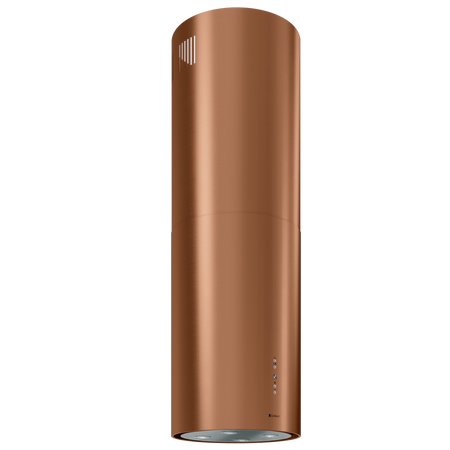 Okap kuchenny wyspowy GLOBALO CYLINDRO ISOLA 39.7 COPPER MAT