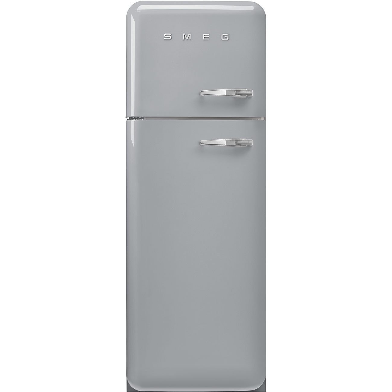 Lodówka chłodziarko zamrażarka SMEG Retro srebrny FAB30LSV6