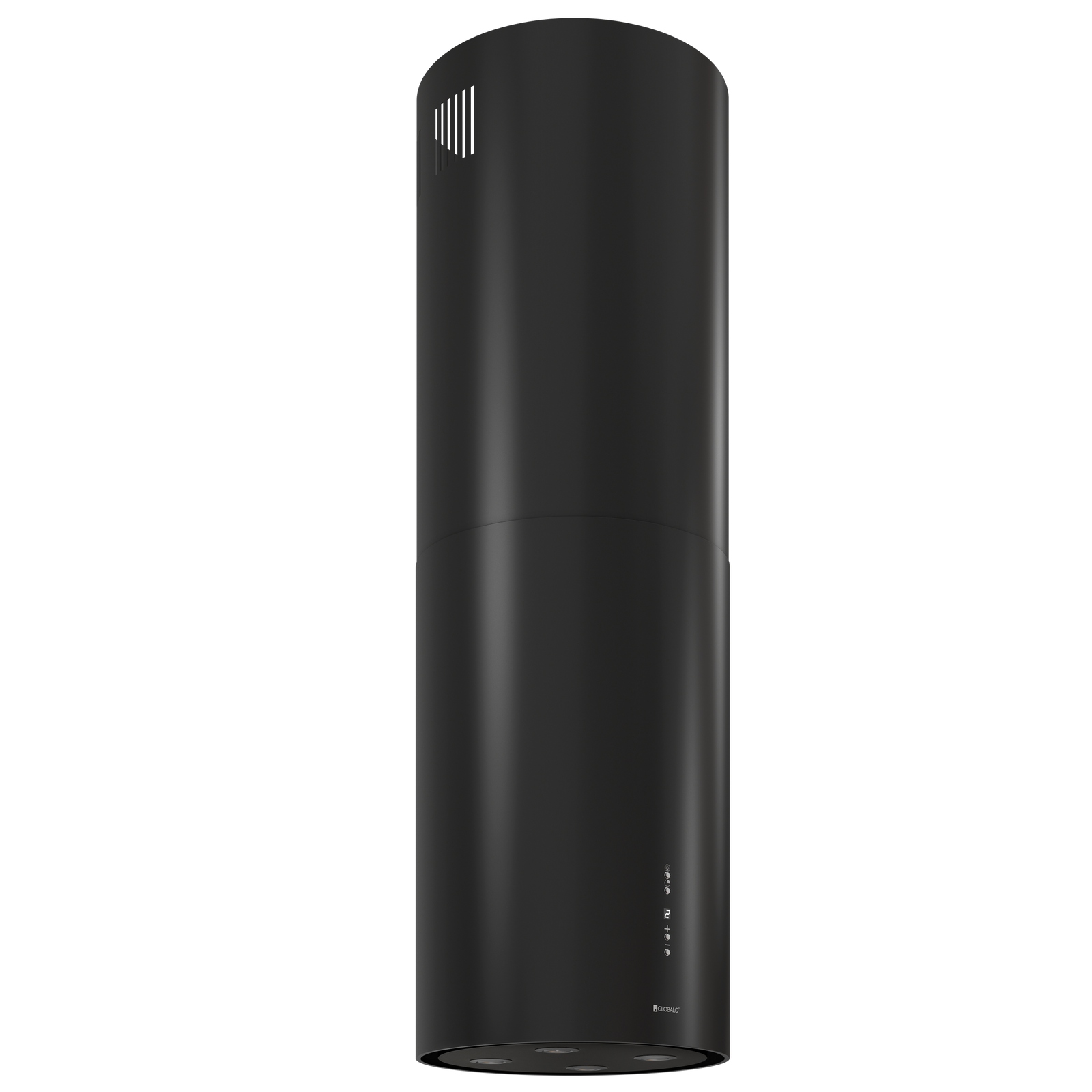 Okap kuchenny wyspowy GLOBALO CYLINDRO ISOLA 39.7 BLACK SHADOW