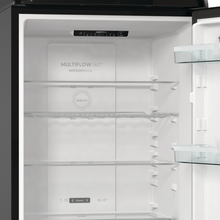 Lodówka z zamrażarką wolnostojąca GORENJE Retro czarny - ONRK619DBK