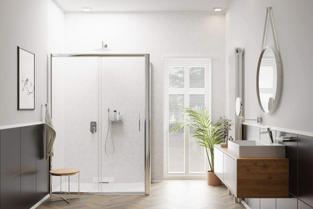 Umywalka ceramiczna nablatowa/ścienna z miejscem na baterię - 60x50 cm CDT_6U6S - Deante