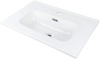 Umywalka ceramiczna wpuszczana z miejscem na baterię - 60 cm CTU_6U6M - Deante