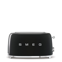 Toster, cztery kromki, czarny TSF02BLEU - Smeg
