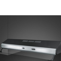 Okap kuchenny, 90 cm, czarny KSEC91XE3 - SMEG