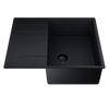Zlew kuchenny z ociekaczem GLOBALO VIRELLA 45.1 BLACK/BL MAT