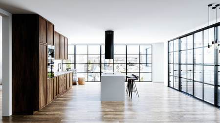 Okap kuchenny wyspowy GLOBALO HEWENO ISOLA 39.2 BLACK