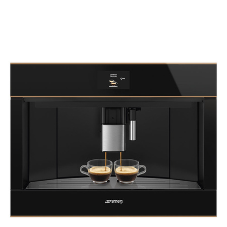 Kompaktowy ekspres do kawy do zabudowy SMEG Dolce Stil Novo - CMS4604NR