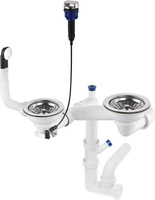 Syfon do zlewozmywaka granitowego 1.5- i 2-komorowego - Space-Saver ZXY_9973 - Deante