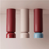 Okap kuchenny wyspowy CIARKO Design ICON W burgundowy / baby blue gloss - CDW3804BUS/BBG