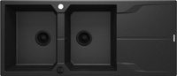 Zlewozmywak granitowy 2-komorowy z ociekaczem ZQN_G213 - Deante