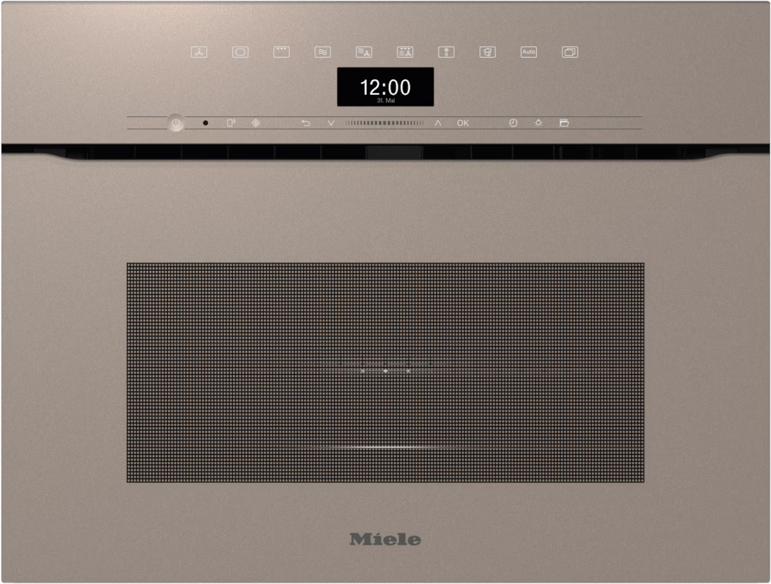 Piekarnik kompaktowy bezuchwytowy MIELE H 7440 BMX perłowy beż 12548910