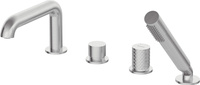 Bateria wannowa 4-otworowa z zestawem prysznicowym BHS_F14M - Deante