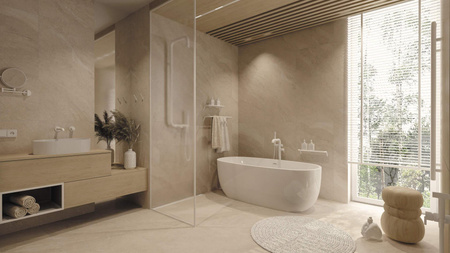 Umywalka granitowa nablatowa CQS_AU6S - Deante