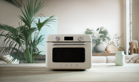 Piekarnik nablatowy z funkcją pary (100%) COF01CREU - Smeg
