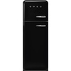 Lodówka chłodziarko zamrażarka SMEG Retro czarny FAB30LBL6