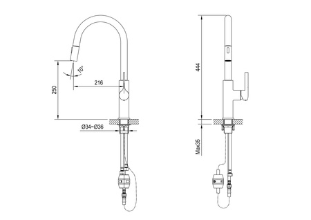 Bateria kuchenna GLOBALO DIVIO BLACK 1.1