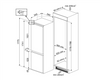 Lodówka chłodziarko zamrażarka do zabudowy C3170NE SMEG