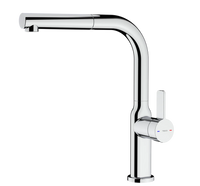 Bateria z wyciąganą wylewką TEKA Oval 938 chrom - 116020017