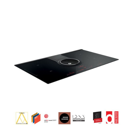 Płyta indukcyjna zintegrowany okap ELICA NikolaTesla One HP BL/A/83 czarne szkło - wersja wyciągowa