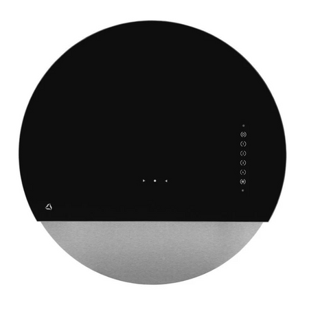 Okap przyścienny CIARKO Design Eclipse Black / Silver - CDP6001CC 