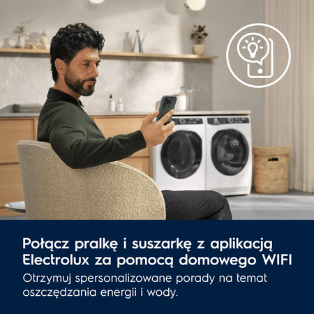 Suszarka z pompą ciepła ELECTROLUX 700 DelicateCare AbsoluteCare 9kg EW7D394UCP