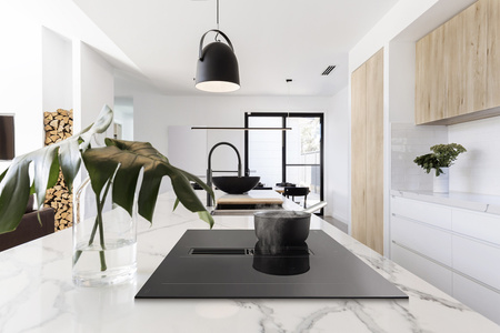 Płyta indukcyjna z okapem HOBD472D2 - Smeg