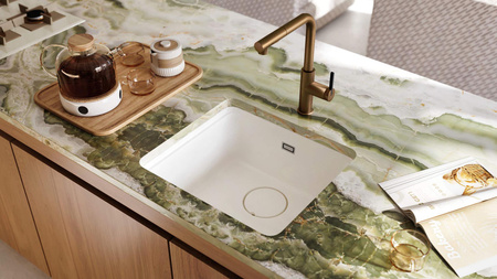 Zlewozmywak granitowy 1-komorowy ZKM_A10A - Deante